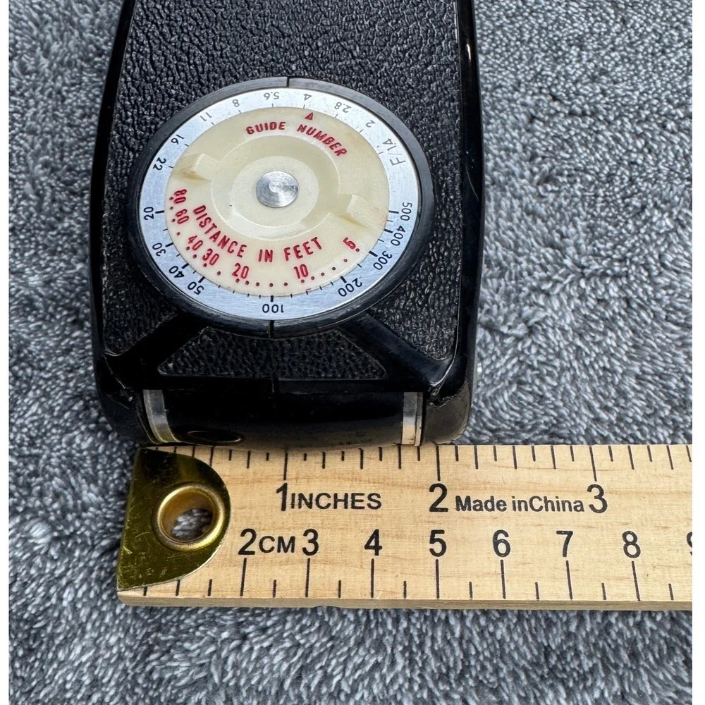 Walz Flash Master Vintage Folding Fan Camera Flash Unit with‎ Original Box Black